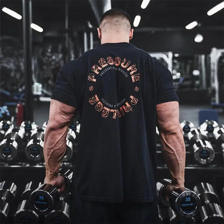 Men's fitness T - shirt